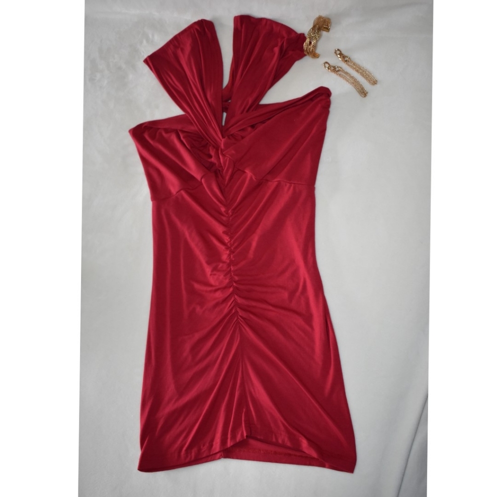 RED MINI DRESS